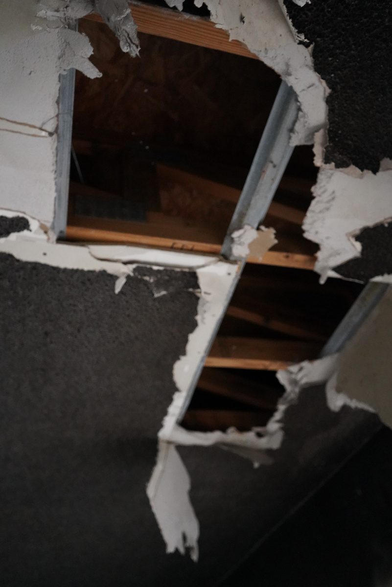 Fire damage detail