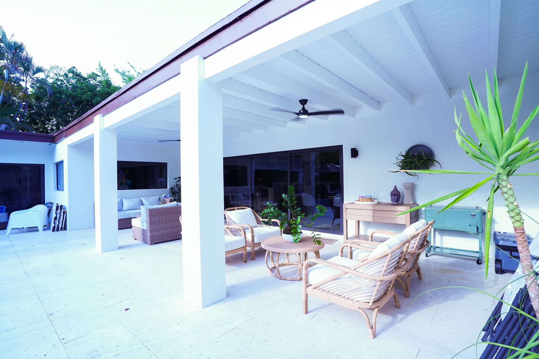 Covered patio