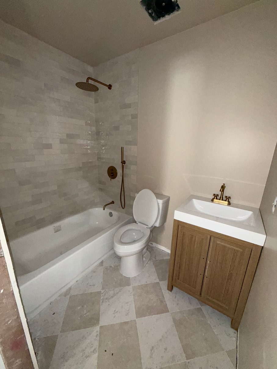 Bathroom in progress